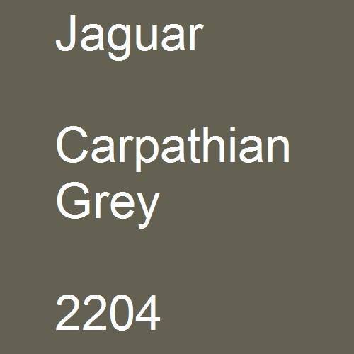 Jaguar, Carpathian Grey, 2204.